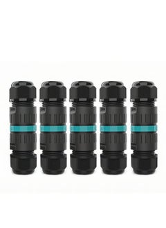 KASTWAVE KASTWAVE IP68 Waterproof Junction Box M20 Outdoor Electrical Cable Connectors 2 Way 3 Pin for Quick Repair Extender Power Wire Cord Range 9~12mm (5 Pack)  - Image 1