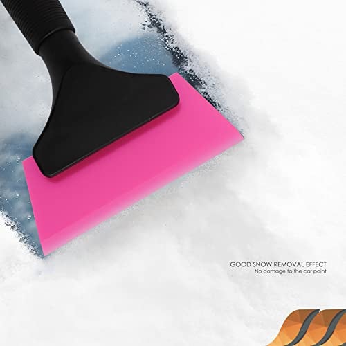 Ehdis ممسحة صغيرة EHDIS 5 بوصة مطاطية لتظليل النوافذ وكشط الزجاج لسيارة، زجاج، مرآة، دش، باب، تنظيف الحمام (وردي) - Image 5