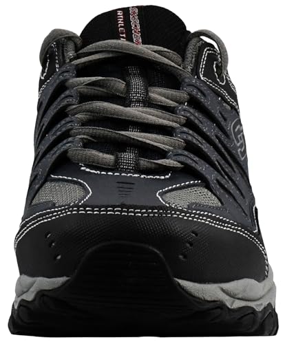 SKECHERS أحذية سكيشرز للرجال بعد الاحتراق M. Fit – جلد علوي، نعل داخلي من رغوة الذاكرة، نعل خارجي من المطاط، أزرق داكن، 10 عريض - Image 3