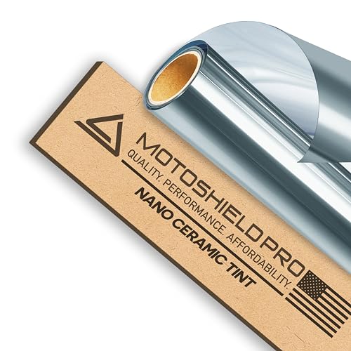 MotoShield Pro DIY Premium Nano Ceramic Tint (75% VLT) 20” in x 10’ ft Roll | Professional Window Film for Auto, Reduce Infrared Heat & Block UV by 99% - Image 1