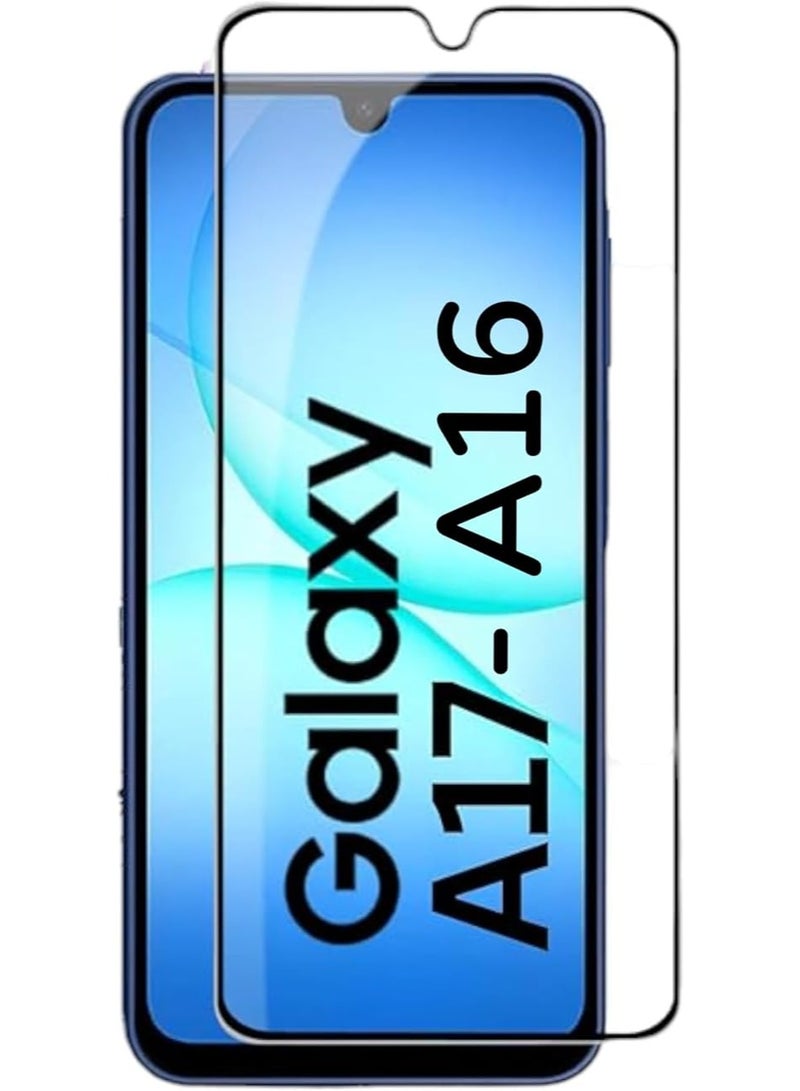 Compatible with Samsung Galaxy A17 / Samsung Galaxy A16 - Tempered Glass Screen Protector – Ultra Clear, 9H Hardness, Bubble-Free, Full Coverage, Anti-Scratch, Easy Installation - Image 1