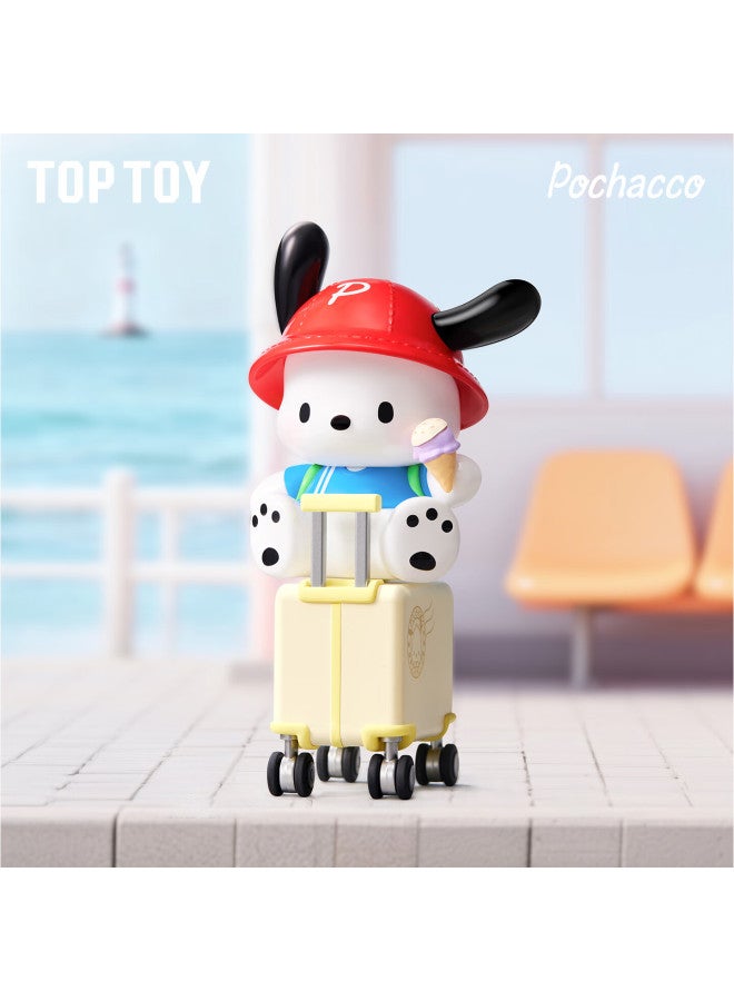 Top Toy Sanrio Pochacco Travel Diary Series Blind Box Figurine Desktop Decoration Girls Birthday Gift Sealed Box - Image 5