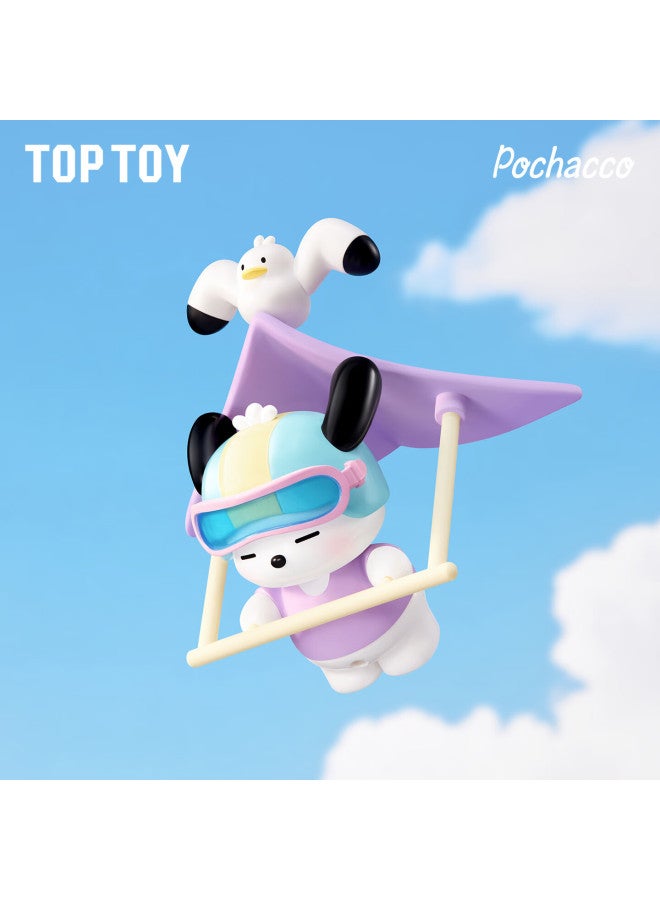 Top Toy Sanrio Pochacco Travel Diary Series Blind Box Figurine Desktop Decoration Girls Birthday Gift Sealed Box - Image 2