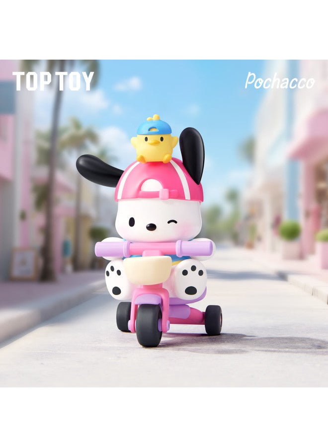 Top Toy Sanrio Pochacco Travel Diary Series Blind Box Figurine Desktop Decoration Girls Birthday Gift Sealed Box - Image 4