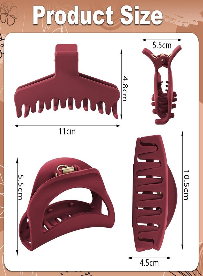 Kunal 6 PCS Silicone Claw Clip, Flexible Claw Clip for Thin, Thick and Curly Hairs, Squishy Cozy Silicone Hair Clips for Women & Girls, Soft Hair Clips as Beauty Accessory (2 Styles) - Image 3