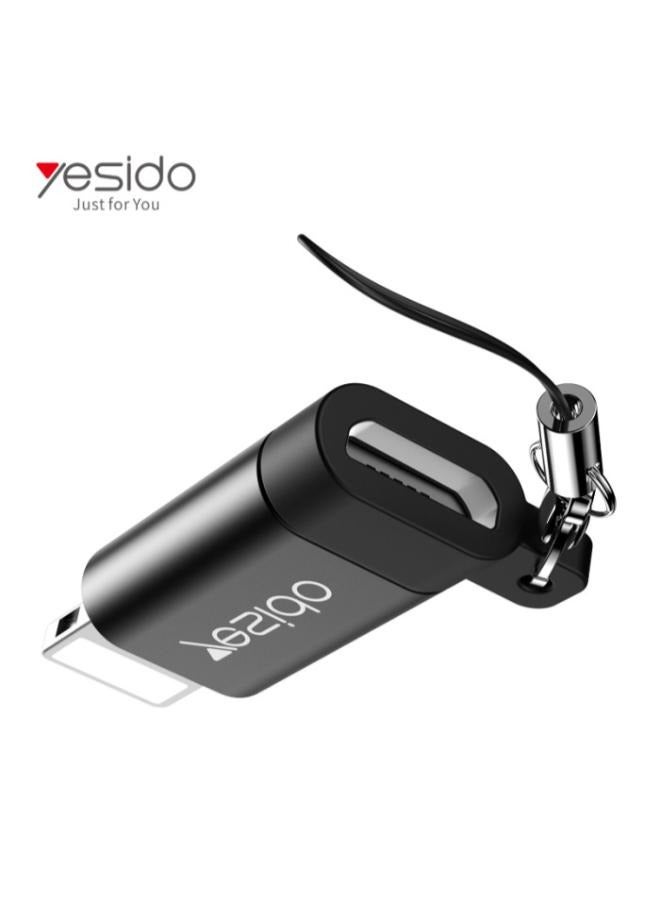 Yesido Yesido GS05 Micro To Lightning Connector Adapter -Black  - Image 1