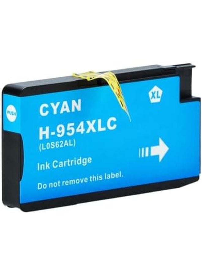 Cyan Ink Cartridge Compatible with HP 954 954XL for OfficeJet Pro 7740 8210 8710 8715 8716 8720 8725 8730 8740 Printers - Image 1