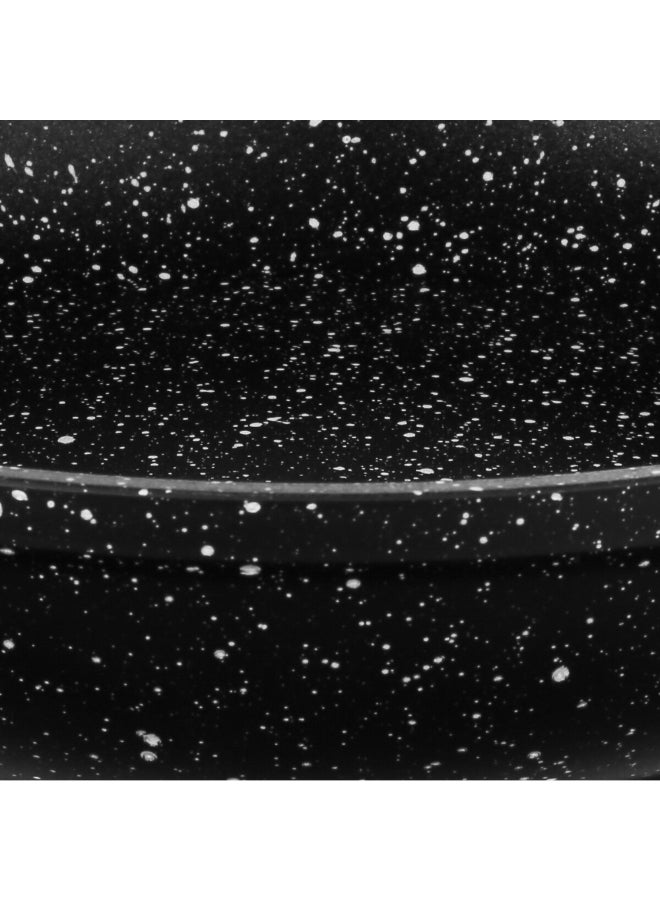 حامل ماكينة تحضير مقلاة الطهي من الألومنيوم المطروق كاريكتير أسود 26 سم 111002 - Image 2