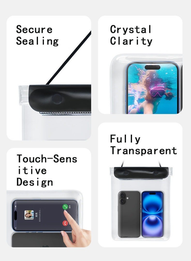 Waterproof Case, Cellphone Dry Bag, Waterproof Cell Phone Case, Drift Diving Smart Cellphones big size for every kind of mobil - Image 1