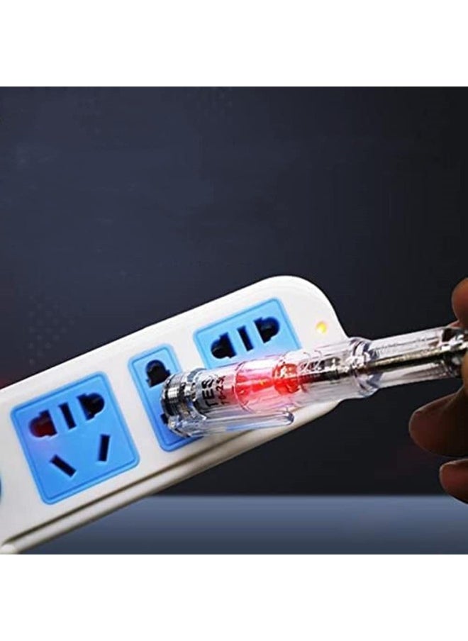 silvercnc - 70-250V Responsive Electrical Tester Pen Bright LED Light Waterproof Dc/ac Voltage, Responsive Electrical Tester Pen, Non Contact Voltage Tester Pen - Image 1