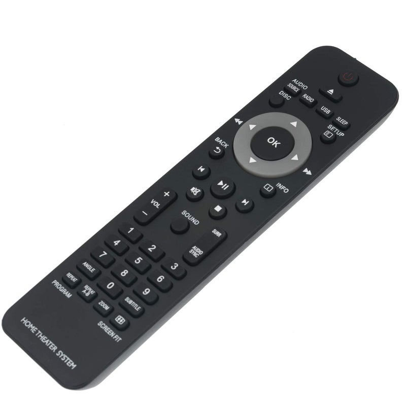 Beyution New Replacement Remote Control fit for Philips Home Theater System HTD3200 HTS2200 HTS2500 HTS2511 HTS3019 HTS3020 HTS3201 HTS3269 HTS3270 HTS3277 HTS3373 HTS3376 HTS3377 HTS3510 HTS3520 HTS3530 - Image 2