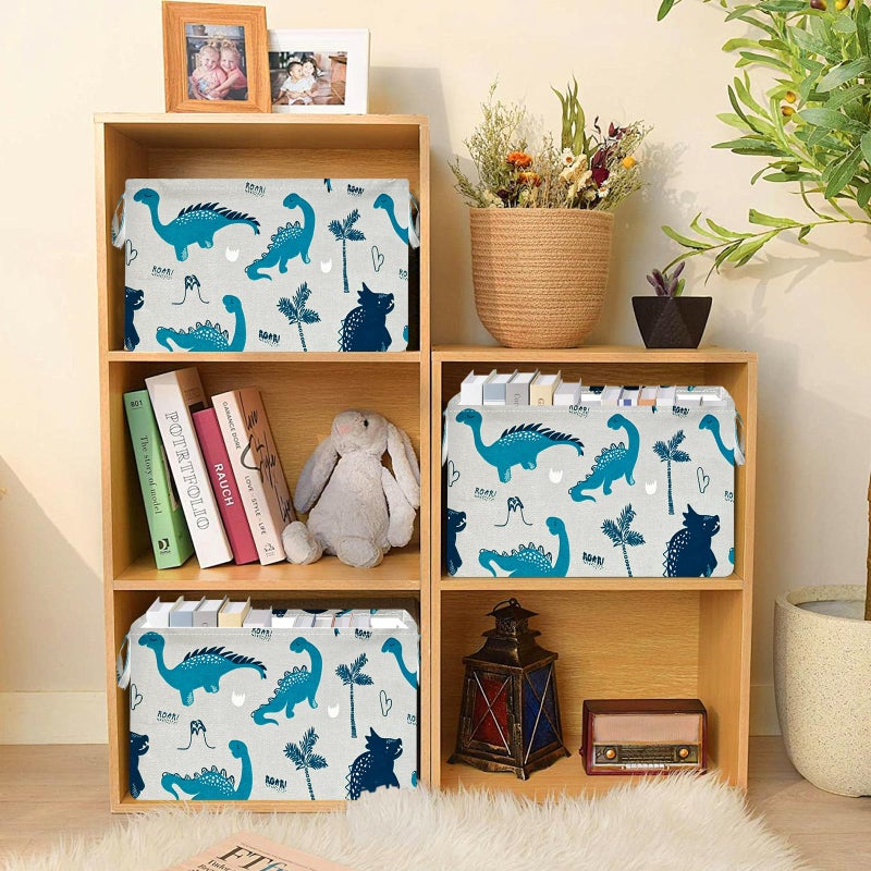 MAIZMZ Baby Waterproof Storage Basket Toys Organizer Nursery Bins for Women Kids Hamper for Organizing Home/Dorm/Kitchen/Pet/Office/Closet/Shelf/Room Decor - Image 5