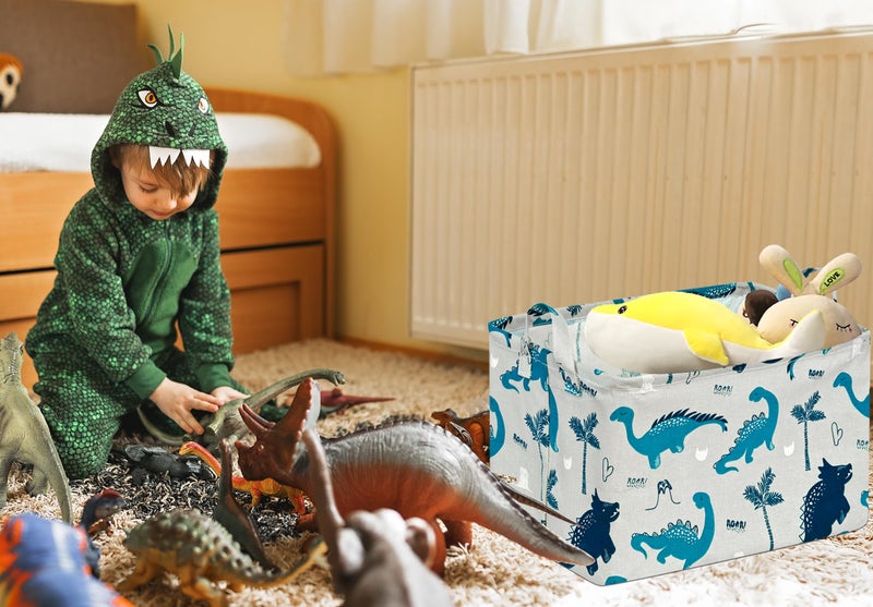 MAIZMZ Baby Waterproof Storage Basket Toys Organizer Nursery Bins for Women Kids Hamper for Organizing Home/Dorm/Kitchen/Pet/Office/Closet/Shelf/Room Decor - Image 3