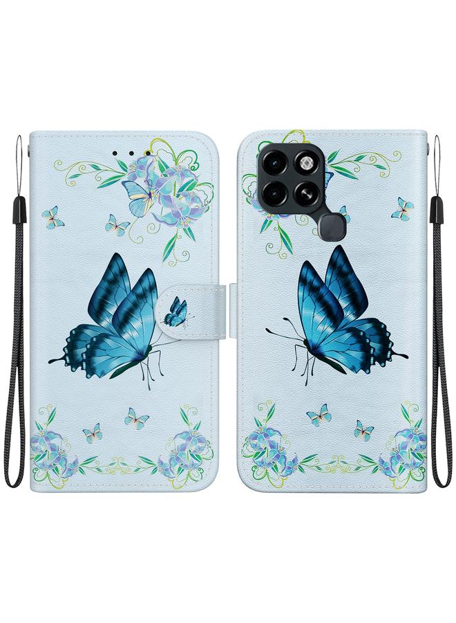 Zaboon Case For Infinix Smart 6 Crystal Texture Colored Drawing Leather Phone Case - Image 1