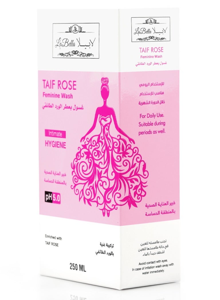 La Bella Feminine Wash with Taif Rose 250ml – Instant Cleanliness & Long-Lasting Freshness - Image 4