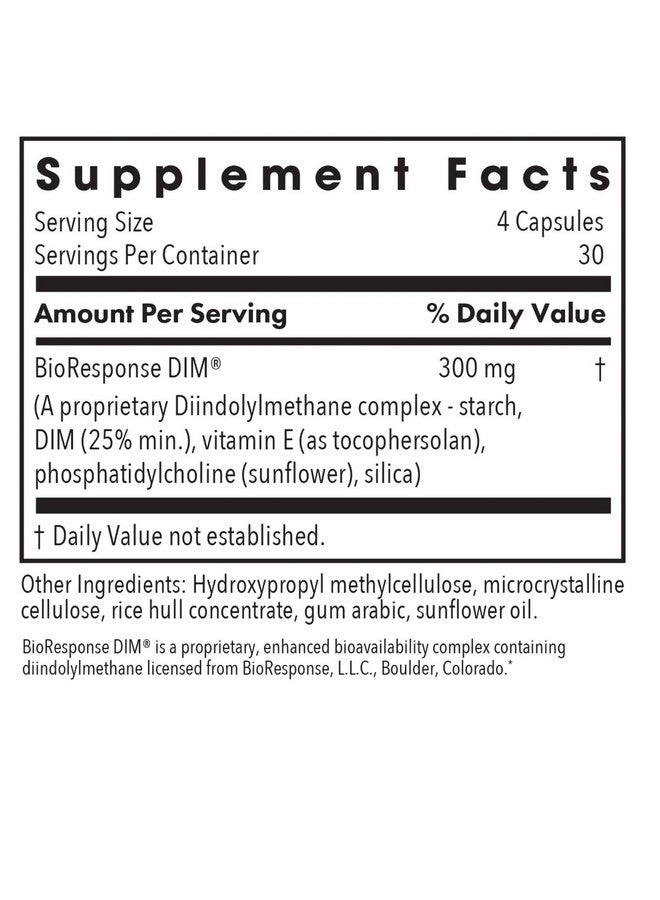 اليرجي ريسيرتش جروب مكمل غذائي DIM Enhanced Delivery System من Allergy Research Group - يدعم التوازن الهرموني الصحي للنساء، ويعزز التمثيل الغذائي الصحي للإستروجين، ويدعم متلازمة ما قبل الحيض، كبسولات نباتية - 120 كبسولة - Image 3
