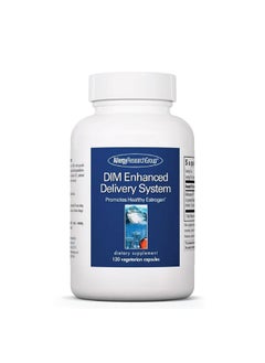 اليرجي ريسيرتش جروب مكمل غذائي DIM Enhanced Delivery System من Allergy Research Group - يدعم التوازن الهرموني الصحي للنساء، ويعزز التمثيل الغذائي الصحي للإستروجين، ويدعم متلازمة ما قبل الحيض، كبسولات نباتية - 120 كبسولة  - Image 1