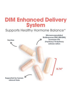 اليرجي ريسيرتش جروب مكمل غذائي DIM Enhanced Delivery System من Allergy Research Group - يدعم التوازن الهرموني الصحي للنساء، ويعزز التمثيل الغذائي الصحي للإستروجين، ويدعم متلازمة ما قبل الحيض، كبسولات نباتية - 120 كبسولة  - Image 5