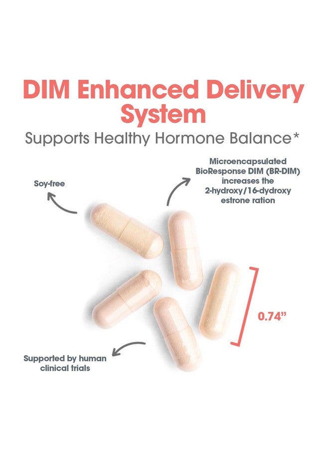 اليرجي ريسيرتش جروب مكمل غذائي DIM Enhanced Delivery System من Allergy Research Group - يدعم التوازن الهرموني الصحي للنساء، ويعزز التمثيل الغذائي الصحي للإستروجين، ويدعم متلازمة ما قبل الحيض، كبسولات نباتية - 120 كبسولة - Image 5