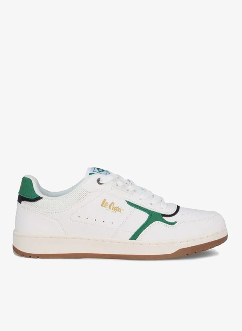 لي كوبر Men Panelled Lace-Up Ankle Sneakers