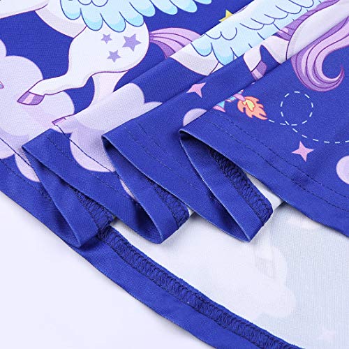 Quedoris Girls Twirly Printed Casual Party Dress Galaxy Unicorn Sleeveless XL - Image 5