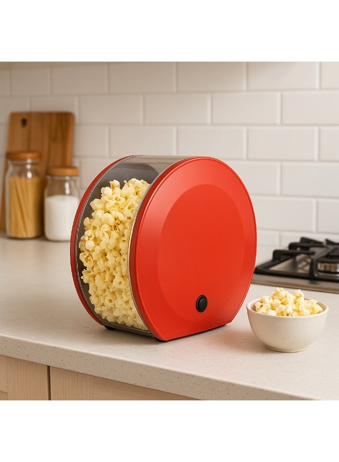 Home Master 1200W Electric Oil-Free Popcorn Maker - Modern Design and Easy to Use - Image 5