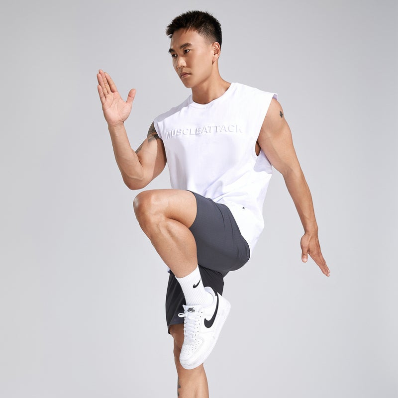 Men's Heavyweight Cotton Muscle Vest for Men - Image 5