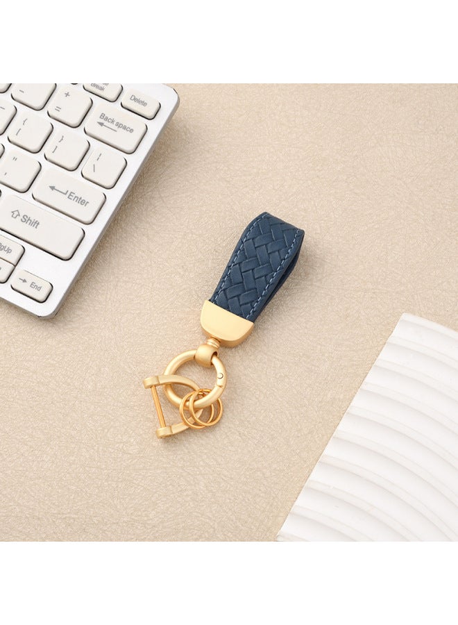 Bag Leather Keychain Anti-lost Keychain Pendant High-end Accessible Luxury Elegant Motorcycle Pu Car Keychain