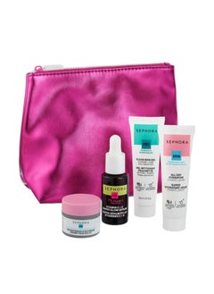 SEPHORA Sephora Favorites Moving Lights Mini Mania 4 Piece Skincare Essentials  Glow Serum  Eye Cream  Gel Cleanser and Hydrator 