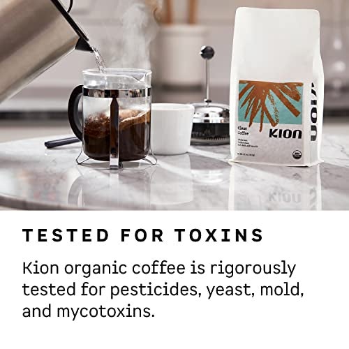 Kion Organic Whole Bean Coffee, Tested for Toxins, Ethically Sourced, Rich, Bold, and Smooth, Medium Roast 12 Oz (3 Pack) - Image 4
