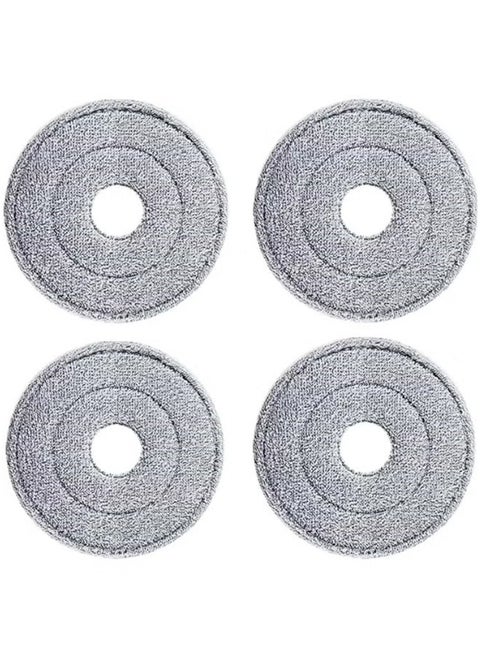 Mop cloth replacement parts 4 round pieces