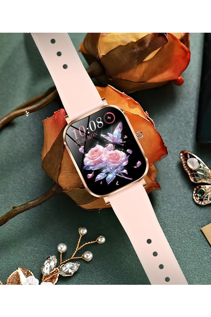 Rollstimi Mk90 Smart Watch - Pink