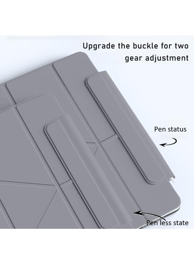 عام غطاء متوافق مع Lenovo Xiaoxin Pad Pro GT مقاس 11.1 بوصة 2025، غلاف مغناطيسي ذكي قابل للفصل مع مشبك ثنائي الجوانب، حامل قابل للطي قابل للتعديل وحامل قلم. - Image 4