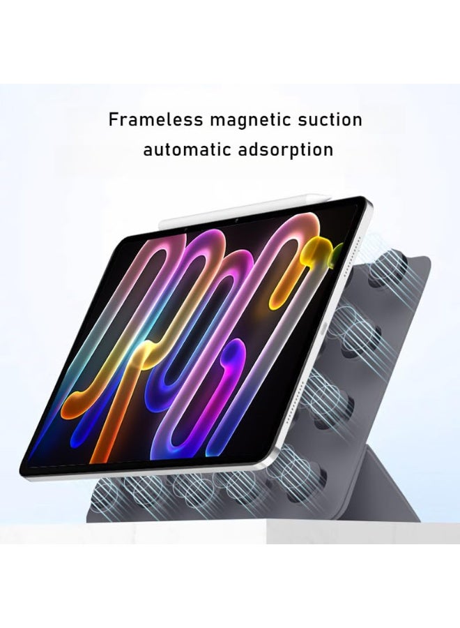 عام غطاء متوافق مع Lenovo Xiaoxin Pad Pro GT مقاس 11.1 بوصة 2025، غلاف مغناطيسي ذكي قابل للفصل مع مشبك ثنائي الجوانب، حامل قابل للطي قابل للتعديل وحامل قلم. - Image 2