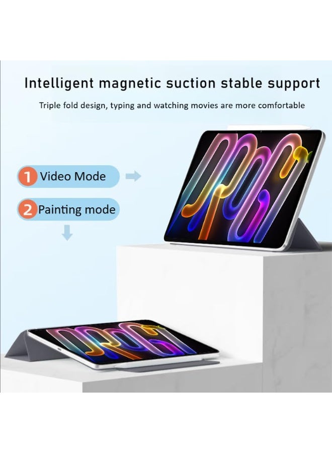 عام غطاء متوافق مع Lenovo Xiaoxin Pad Pro GT مقاس 11.1 بوصة 2025، غلاف مغناطيسي ذكي قابل للفصل مع مشبك ثنائي الجوانب، حامل قابل للطي قابل للتعديل وحامل قلم. - Image 3