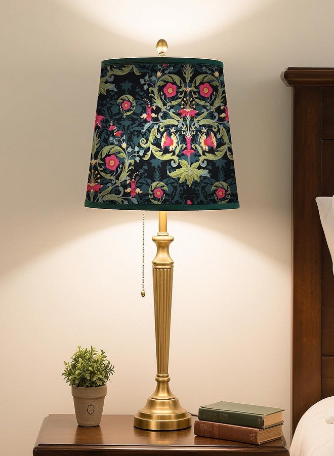 ReWallpaper ورق حائط ReWallpaper ذو الأزهار الداكنة قابل للإزالة وقابل للتقشير واللصق، بتصميم قوطي فيكتوري مودي، من ويليام موريس، ورق حائط ذاتي اللصق باللون الأسود والأحمر، ديكور نباتي لعيد الهالوين، رف خزانة المطبخ وغرفة النوم، 15.8 بوصة × 10 أقدام - Image 2