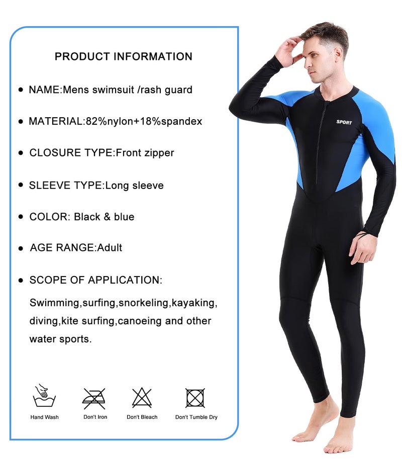Realon Diving Skin Suit For Women Men  Full Body Scuba Dive Swimming Thin Swimsuit  One Piece Uv Protection Quick Dry Rash Guard Swimwear Surfing Snorkel Kayak Water Sport - Image 4