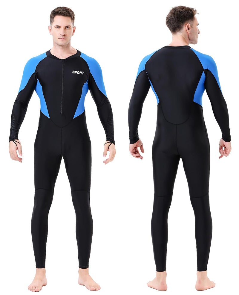 Realon Diving Skin Suit For Women Men  Full Body Scuba Dive Swimming Thin Swimsuit  One Piece Uv Protection Quick Dry Rash Guard Swimwear Surfing Snorkel Kayak Water Sport - Image 1