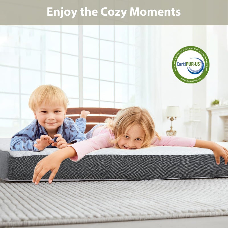HUEIFY Tri Fold Memory Foam Foldable Mattress Single, 3 inch Folding Mattress for Guest Sleep. Portable Trifold Mat with Removable Washable Cover, Floor Sleeping Mat for Adult and Kid - Image 5