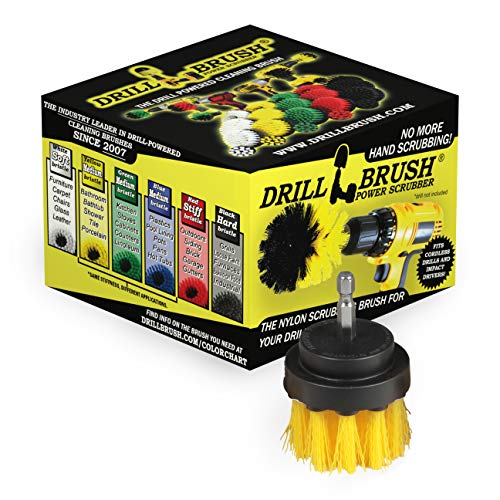 Drillbrush Bathroom Cleaning Brush - Shower Drill Cleaning Brush - Grout and Tile Cleaning Brush - Bathtub Cleaning Brush - Power Cleaning Brush - Shower Scrub Brush - Drill Cleaning Scrubber Brush Kit for Home - Image 1