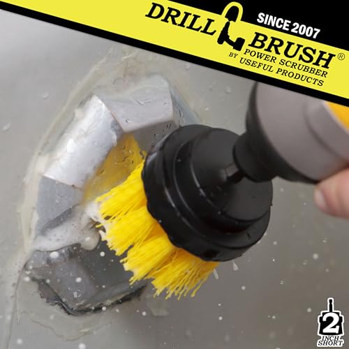 Drillbrush Bathroom Cleaning Brush - Shower Drill Cleaning Brush - Grout and Tile Cleaning Brush - Bathtub Cleaning Brush - Power Cleaning Brush - Shower Scrub Brush - Drill Cleaning Scrubber Brush Kit for Home - Image 2