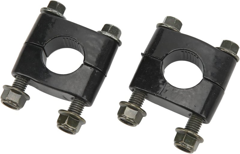 Asixxsix 7/8 Inch 22 mm Motorcycle Handlebar Risers - 2 Pcs Universal Handlebar Clamp (Black) - Image 3