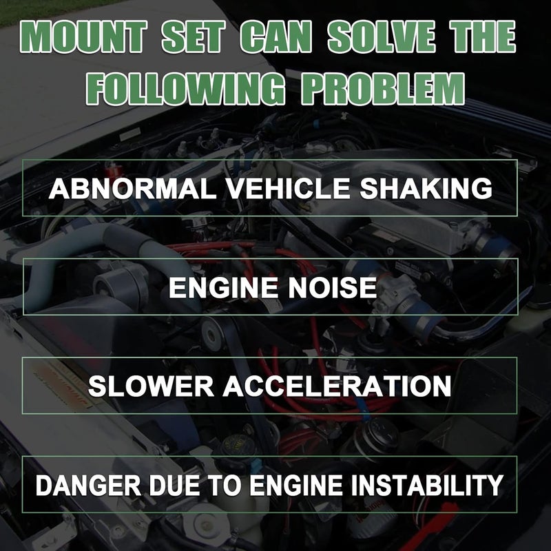 Lochnchn Engine Motor Mount Kits for Corolla and Pontiac Vibe - Image 4