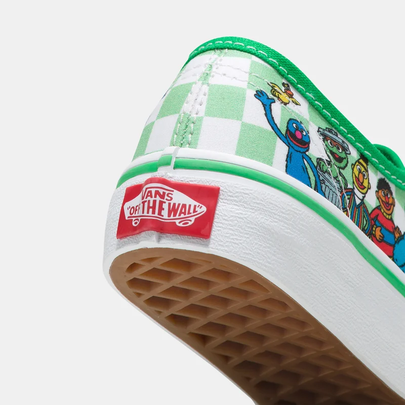 Vans Kelly Green Kids' Sesame Street x Authentic Shoes for Kids | Best Price UAE