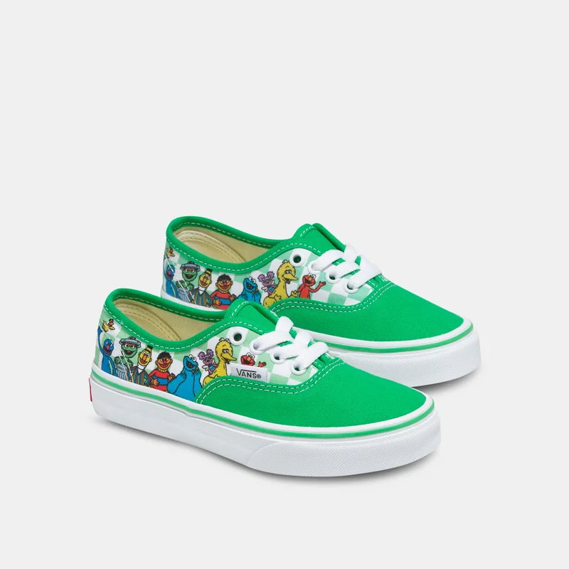Vans Kelly Green Kids' Sesame Street x Authentic Shoes for Kids | Best Price UAE