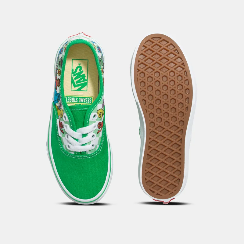 Vans Kelly Green Kids' Sesame Street x Authentic Shoes for Kids | Best Price UAE