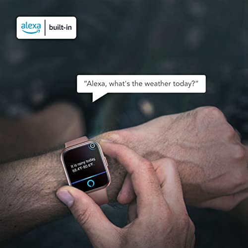 SKG Smart Watch for Men Women Android iPhone, with Alexa Built-in & Bluetooth Call(Answer/Make Call) 1.69" Fitness Tracker with IP68 Waterproof, 60+ Sports, Heart Rate SpO2 Monitor, V7 Pro - Image 2