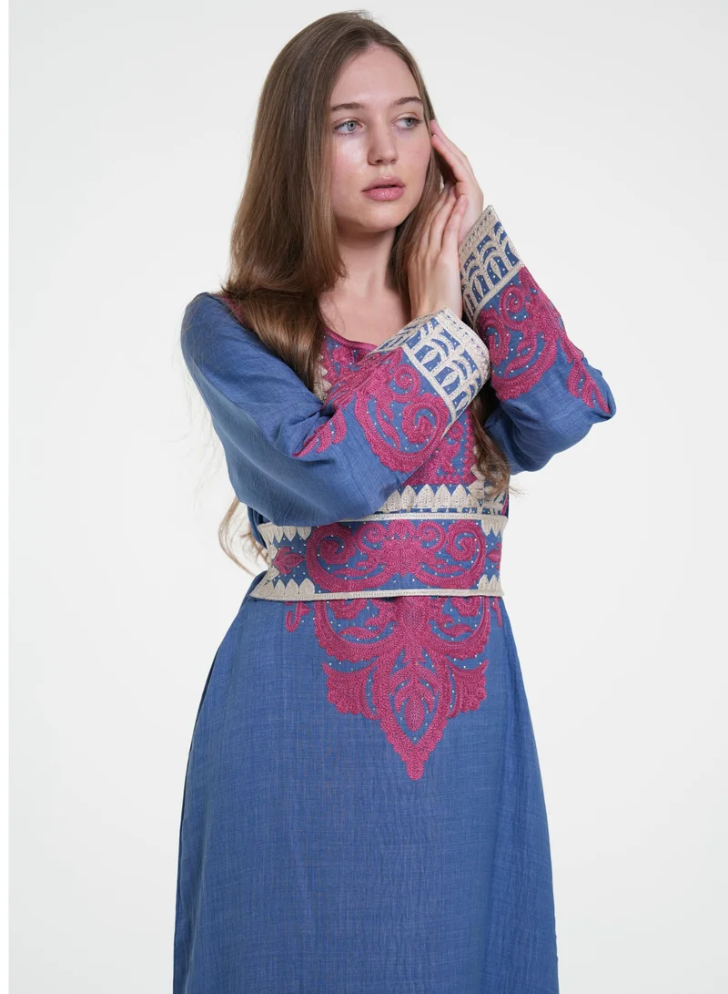AL BENT AL SHARQIEH embroidered jalabiya dress