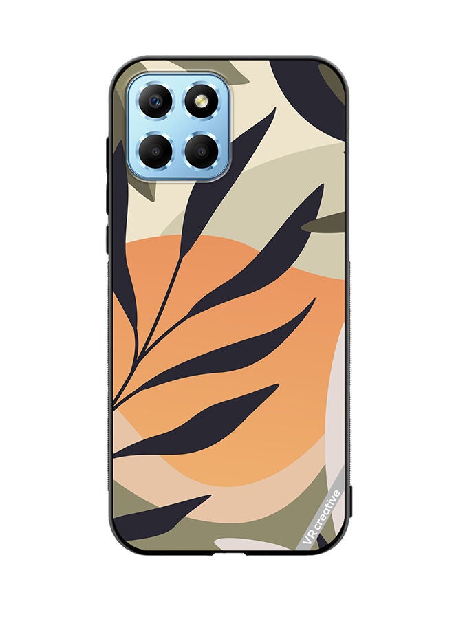 VR CREATIVE Protective Case Cover For Honor X8 5G Leaf Tropical Design Multicolour - Image 1