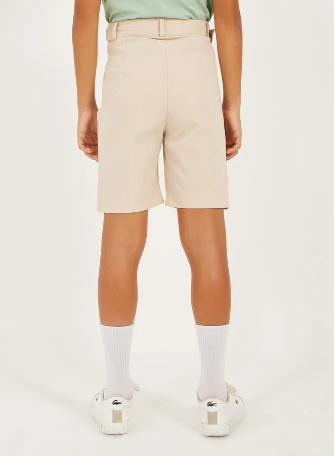 Styli Regular Fit Belted Shorts